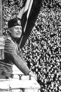 Benito Mussolini 1883-1945, Italiaanse fascistische dictator door Unbekannt