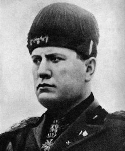 Benito Mussolini, Italiaanse Fascistische Dictator door Unbekannt