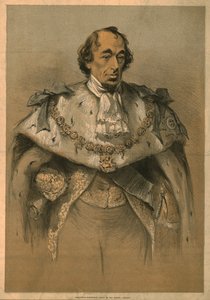 Benjamin Disraeli, ca. 1870 door Unbekannt