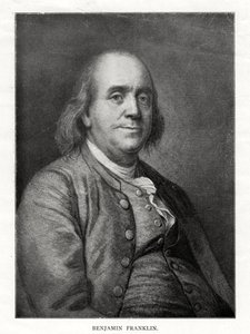 Benjamin Franklin, Amerikaanse staatsman, drukker en wetenschapper, 20e eeuw door Unbekannt