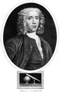 Benjamin Martin, Engelse wiskundige en instrumentmaker, ca. 1730s