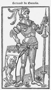 Bertrand du Guesclin uit Le Livre des faits de messire Bertrand du Guesclin, 1487 door Unbekannt