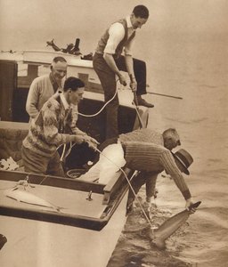 Big Game Fishing, Bay of Islands, Nieuw-Zeeland, ca. 1927, 1937 door Unbekannt