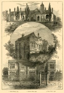 Stukken van Oud Hackney, ca. 1876 door Unbekannt