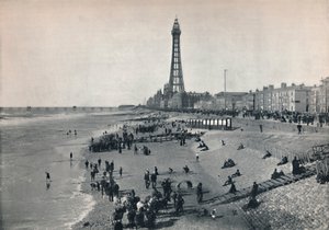 Blackpool - Uitzicht op de Voorzijde, met de Toren door Unbekannt