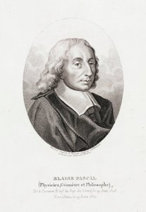 Blaise Pascal, Franse wiskundige, natuurkundige en theoloog, ca. 1660 door Unbekannt