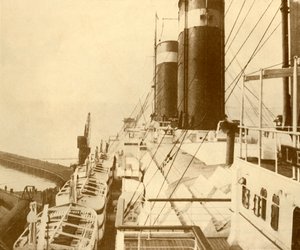 Bootdek van de Leviathan, ca. 1930
