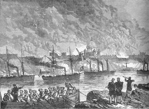 Bombardement van Sweaborg door Unbekannt