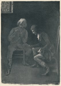 Bonaparte die zijn horloge verpandt door Unbekannt