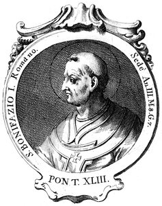 Bonifatius I, paus van de Katholieke Kerk door Unbekannt