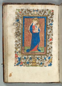 Getijdenboek Gebruik van Metz: Fol. 26v, Maagd en Kind, ca. 1440 door Unbekannt