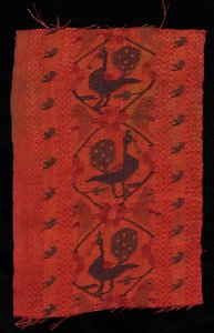 Rand met pauwontwerp, 1600s door Unbekannt