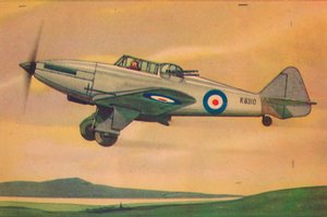 Boulton Paul Defiant jager monoplane, c. 1944