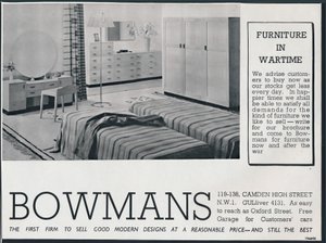 Bowmans advertentie, 1942