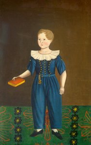 Jongen in Blauw door Unbekannt