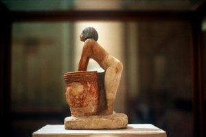 Bier brouwen, Egyptisch grafmodel van Meketra, 9e dynastie, ca. 2160 v.Chr.
