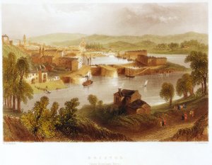Bristol vanaf Rownham Ferry, 1841