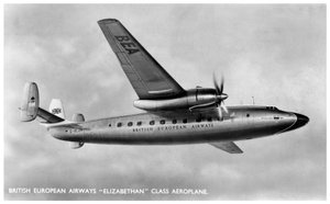 British European Airways Elizabethan klasse vliegtuig