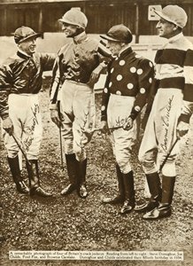 Britse jockeys, 1934, 1935 door Unbekannt