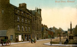 Broad Street, Kirkwall, Orkney, Schotland, 20e eeuw