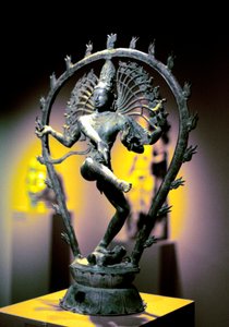 Bronzen figuur van Shiva, Tamil Nadu, India