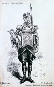 Trompetter, 4e Regiment van het Franse Vreemdelingenlegioen, 20e eeuw door Unbekannt