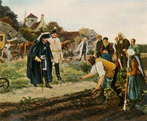 Het land opbouwen na de Zevenjarige Oorlog: de Koning Overall, 1936 door Unbekannt