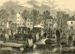 Bunhill Fields Begraafplaats, ca. 1872