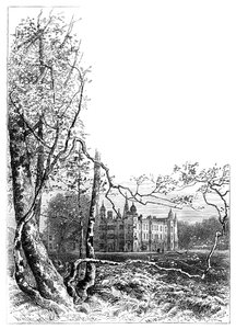 Burleigh House tuinen, Stamford, Lincolnshire, 1900