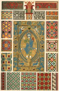 Byzantijns ingelegd email, marmeren mozaïek, glazen mozaïek