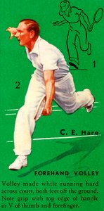 C. E. Hare - Voorhand Volley, c1935 door Unbekannt