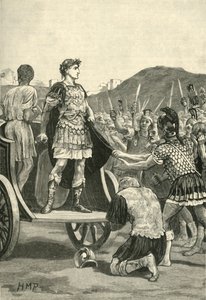Caesar spreekt de ontevreden legioenen toe op het Campus Martius, 1890