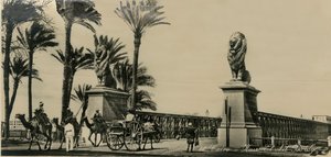 Caïro - Kasr-El-Nil brug door Unbekannt