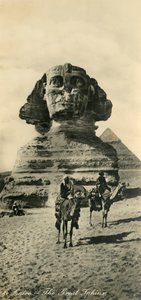 Caïro - De Grote Sfinx, ca. 1918-1939 door Unbekannt