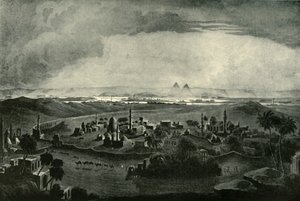 Caïro en de piramides, begin 19de eeuw, 1901 door Unbekannt