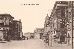Calcutta - Clive Street, ca. 1900 door Unbekannt