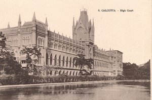 Calcutta - Hooggerechtshof, ca. 1900 door Unbekannt