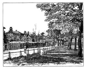 Cambridge Cottage, Kew, Londen, 19e eeuw