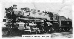 Canadian Pacific passagierslocomotief, Canada, c1920s door Unbekannt