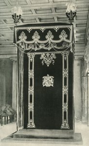 Baldakijn in de Troonzaal, Regeringsgebouw, 1925