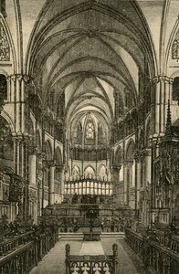 Canterbury Cathedral - Het koor, 1898 door Unbekannt