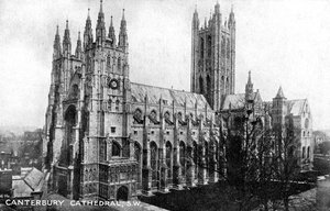 Kathedraal van Canterbury, Canterbury, Kent door Unbekannt