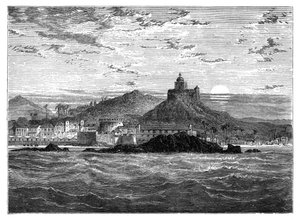 Cape Coast Castle, Goudkust, West-Afrika, ca. 1890