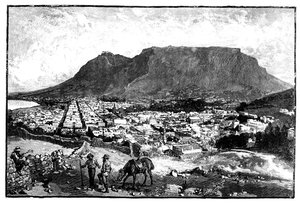 Kaapstad, Zuid-Afrika, ca. 1888
