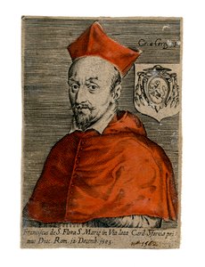 Kardinaal Francesco Sforza, Italiaanse priester, 16e eeuw door Unbekannt