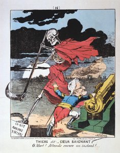 Karikatuur tegen Adolphe Thiers, 1871 door Unbekannt