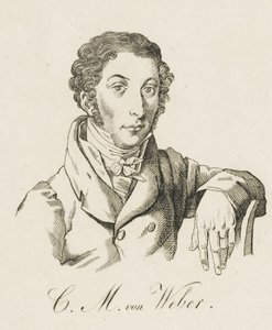 Carl Maria von Weber door Unbekannt