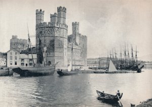 Carnarvon - Het Kasteel, 1895 door Unbekannt