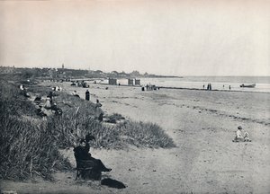 Carnousetie - De stad en het strand, 1895 door Unbekannt