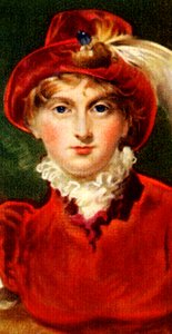 Caroline van Brunswijk, koningin-gemalin van koning George IV, begin 19e eeuw